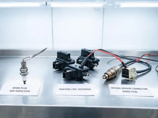 Ignition component inspection bench
