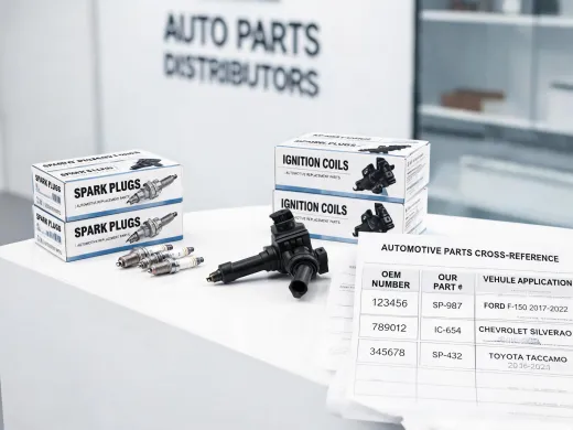 Regional parts distributor counter